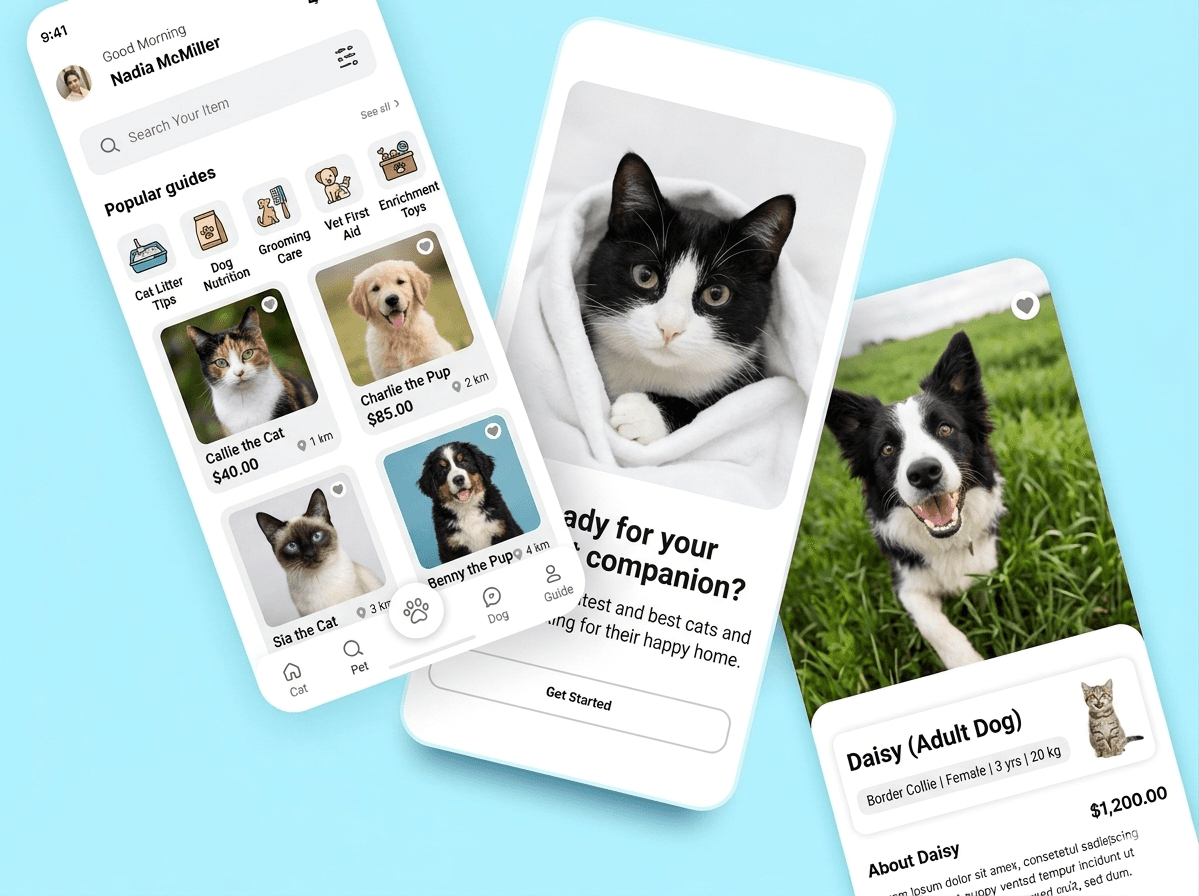 Smoll - Pet Care App, a project built by Tanzeel Naveed Khan